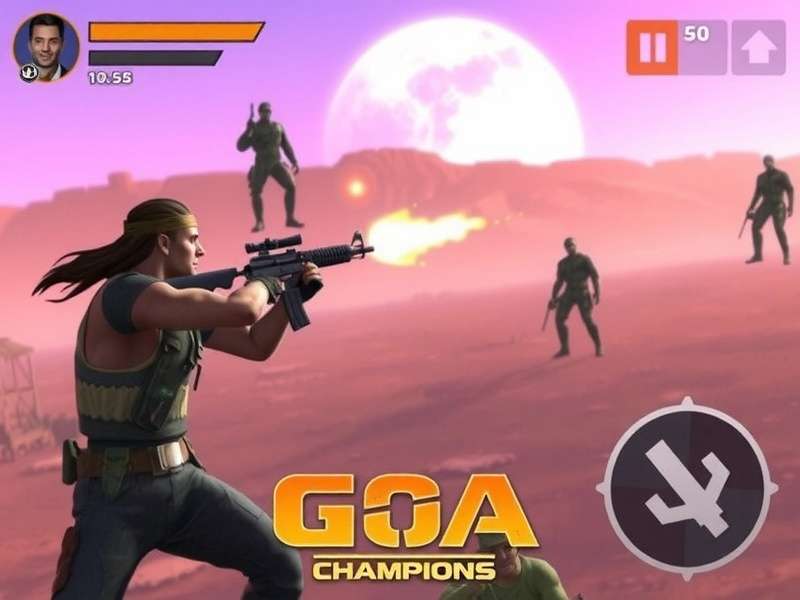 Intense shooting action in Goa Shooting Champions Goa Shooting Champions Gameplay Screenshot